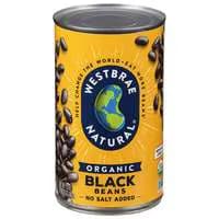 Westbrae Natural Organic No Salt Added Black Beans
