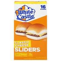 White Castle Classic Cheese Sliders - 16 ct Frozen