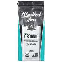 Wicked Joe Organic Fair Trade Wicked Italian Dark Roast Ground CoƯee