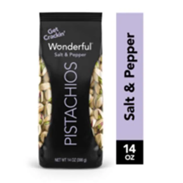 Wonderful Salt & Pepper Pistachios