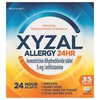 XYZAL Original Prescription Strength Allergy Tablets