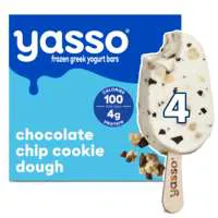 Yasso Chocolate Chip Cookie Dough Greek Yogurt Bars - 4 ct