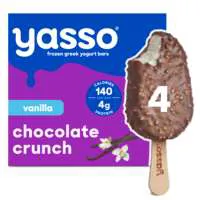 Yasso Vanilla Chocolate Crunch Frozen Greek Yogurt Bars - 4 ct