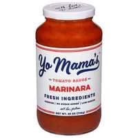 Yo Mama's Premium Low Sodium No Sugar Added Marinara Tomato Pasta Sauce