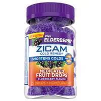 ZICAM Cold Remedy Medicated Elderberry Flavor Fruit Drops